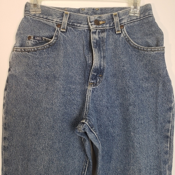Lee Vintage  Stone Wash Cotton Mom Jeans Size P8 - Picture 3 of 11